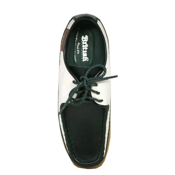 British Walkers Men's Crown 2 Dark Green & White Snake Skin - Picture 6 of 6